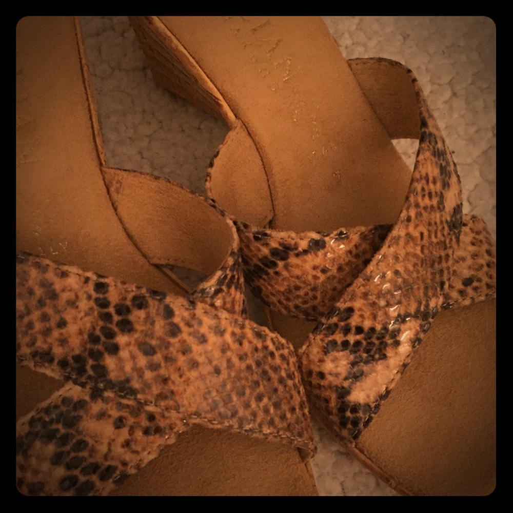 Leather Wedge Sandals - so light!!